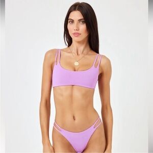 NWT L*Space Wilder Bitsy Bikini Bottom in Jewel